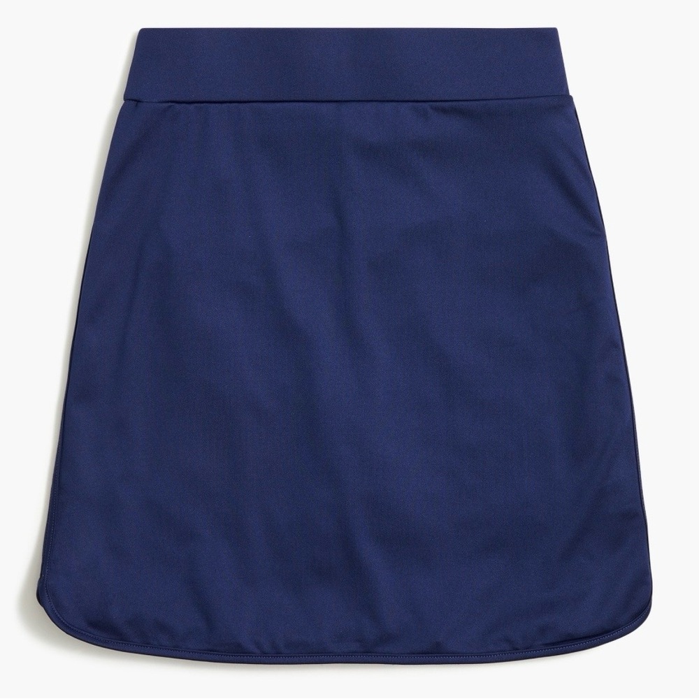 J. Crew Navy Blue Stretch Athletic Skirt with Built-in Shorts Size XS - Picture 3 of 12